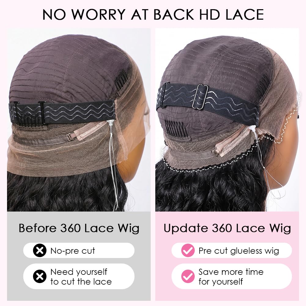 Ebarly pre-plucked bleached knots wig enhances natural hairline appearance