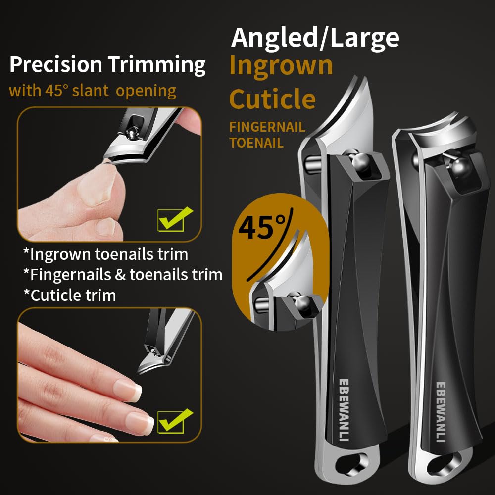 EBEWANLI angled-tip clipper ideal for ingrown nails with precise control