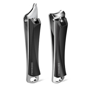 EBEWANLI Nail Clippers Set overview with premium stainless steel finish for precise trimming