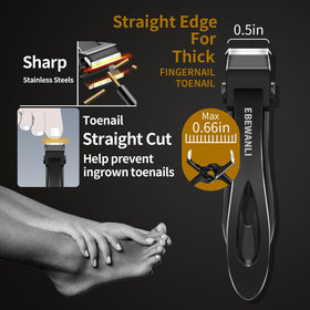 EBEWANLI travel bag keeps all tools organized for on-the-go nail care.