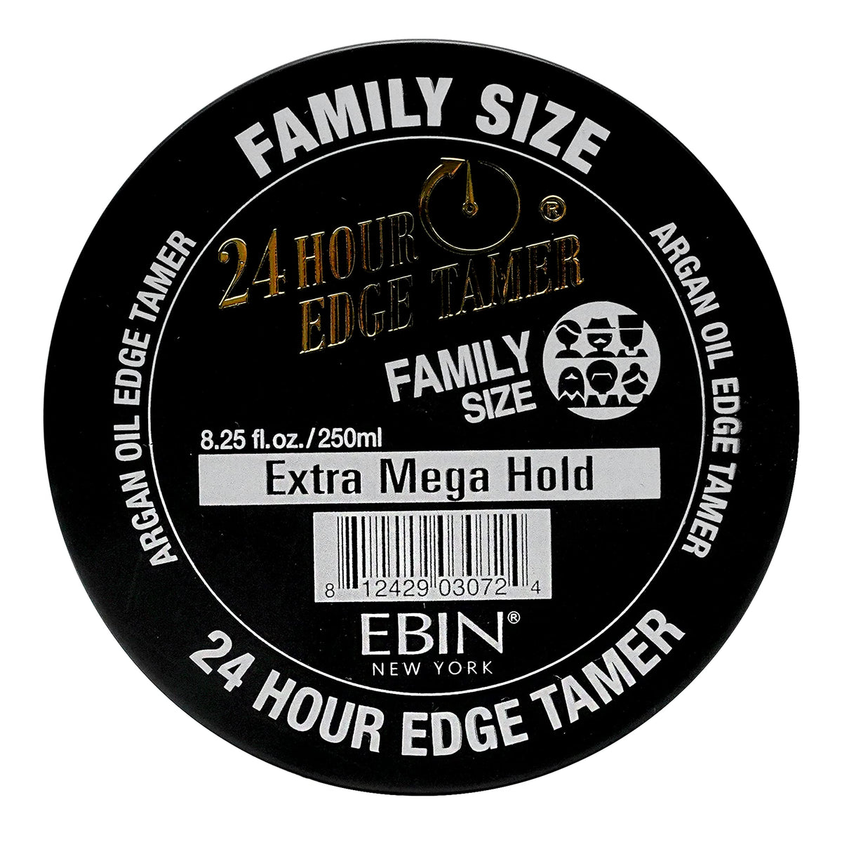 EBIN NEW YORK 24 Hour Edge Tamer bottle showing long-lasting edge control