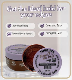 EBIN NEW YORK Edge Tamer 24-hour hold demo showing all-day edge stability.