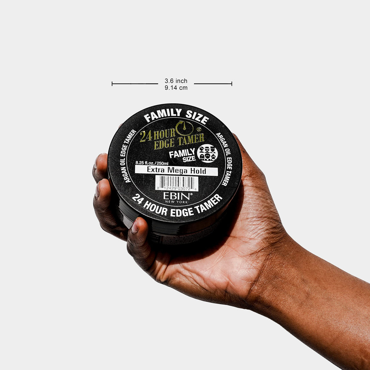 EBIN NEW YORK edge tamer packaging closeup conveys trust and usability.