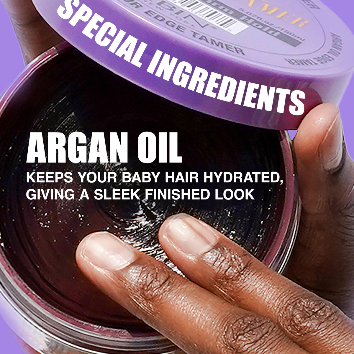 EBIN NEW YORK edge tamer delivers sleek shine without stiffness on finished looks.