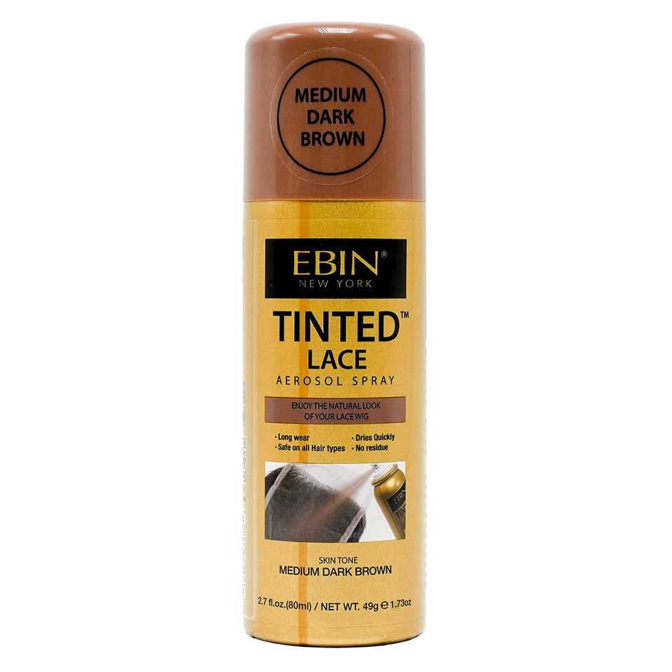 EBIN NEW YORK tinted lace spray bottle close-up for natural color match