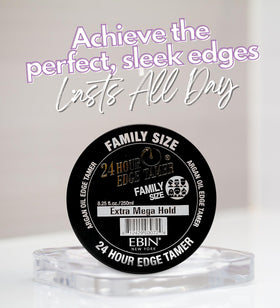 Vegan-friendly, cruelty-free EBIN NEW YORK edge control suitable for all hair types.