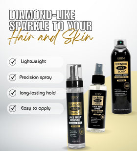 EBIN NEW YORK Wonder Lace Melt Mousse bottle shown for lightweight, nourishing application.
