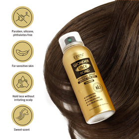 EBIN NEW YORK Wonder Lace Bond Spray sensitive formula ideal for delicate scalps