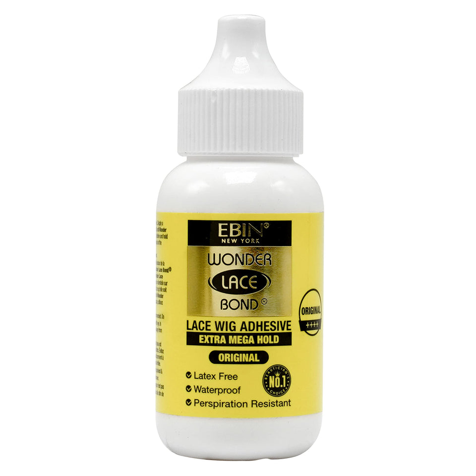 EBIN NEW YORK Wonder Lace Bond Wig Adhesive bottle for secure, long-lasting lace wig hold.