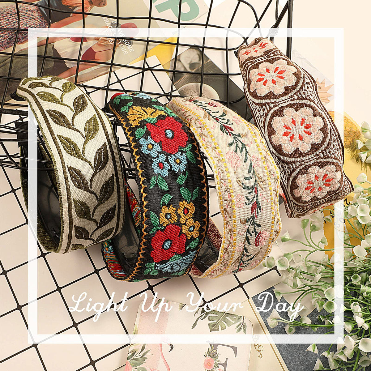 EBOOT boho headband in multi-color options pairs with casual outfits.
