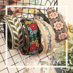 EBOOT boho headband in multi-color options pairs with casual outfits.