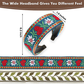 EBOOT wide headband with knot design stays secure during daily wear.
