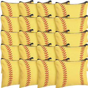 Eccliy 20-piece softball makeup bags perfect for team gifts and daily use.