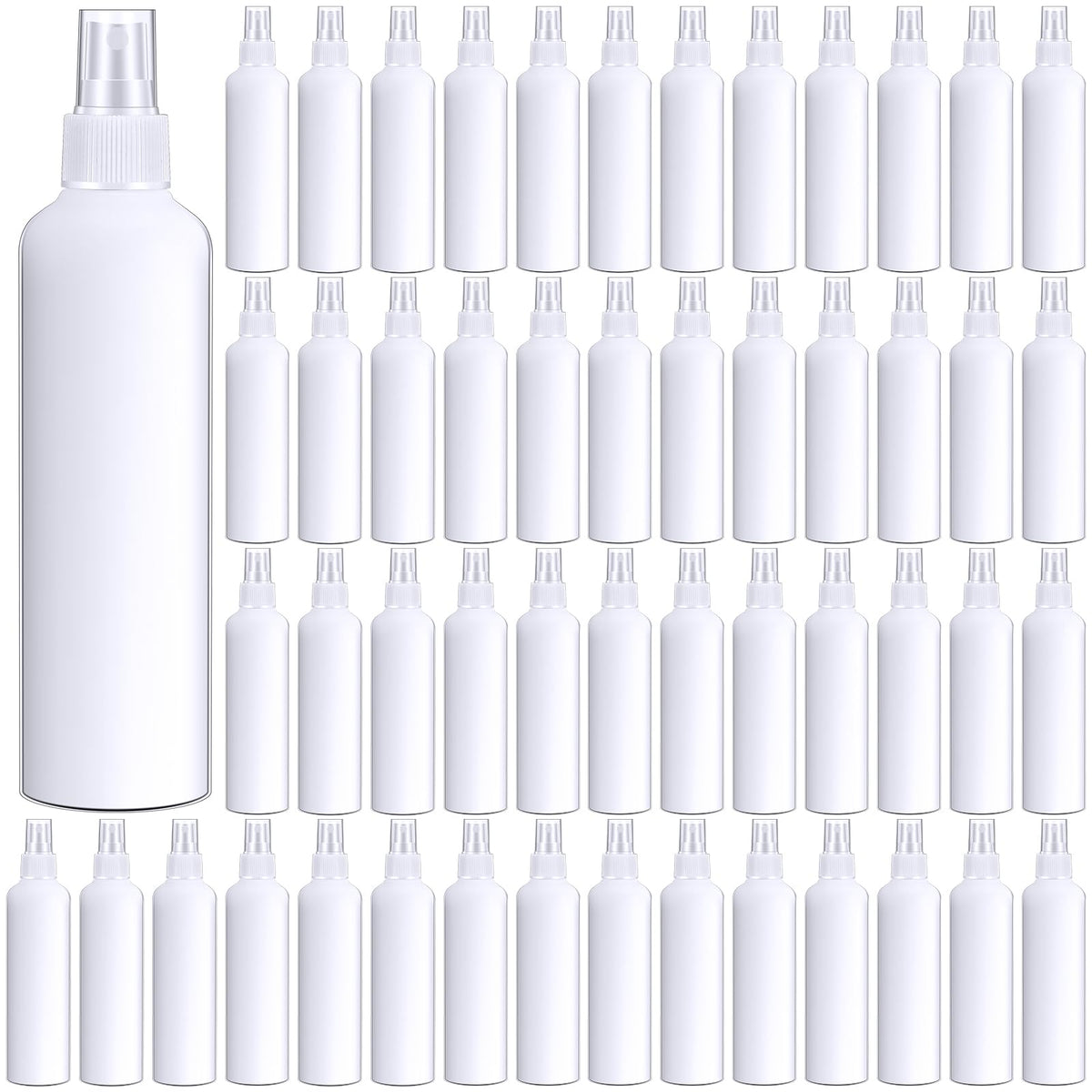Eccliy 8 oz spray bottle with fine mist nozzle for versatile cleaning tasks