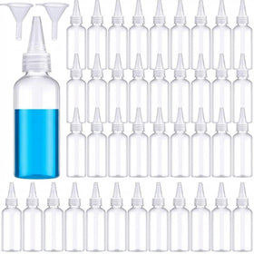 Eccliy 60-pack Boston bottle with clear cap for organized storage.