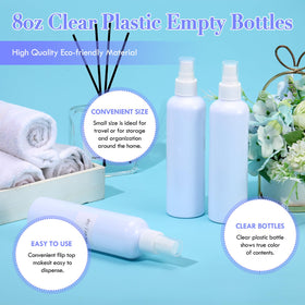 Eccliy 8 oz compact bottle is travel-friendly and fits in bags easily