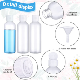 Eccliy bulk empty containers store liquids safely while traveling.