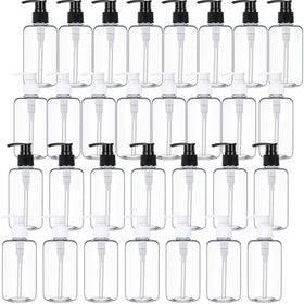 Eccliy clear 8oz bottle for easy content visibility and precise dispensing