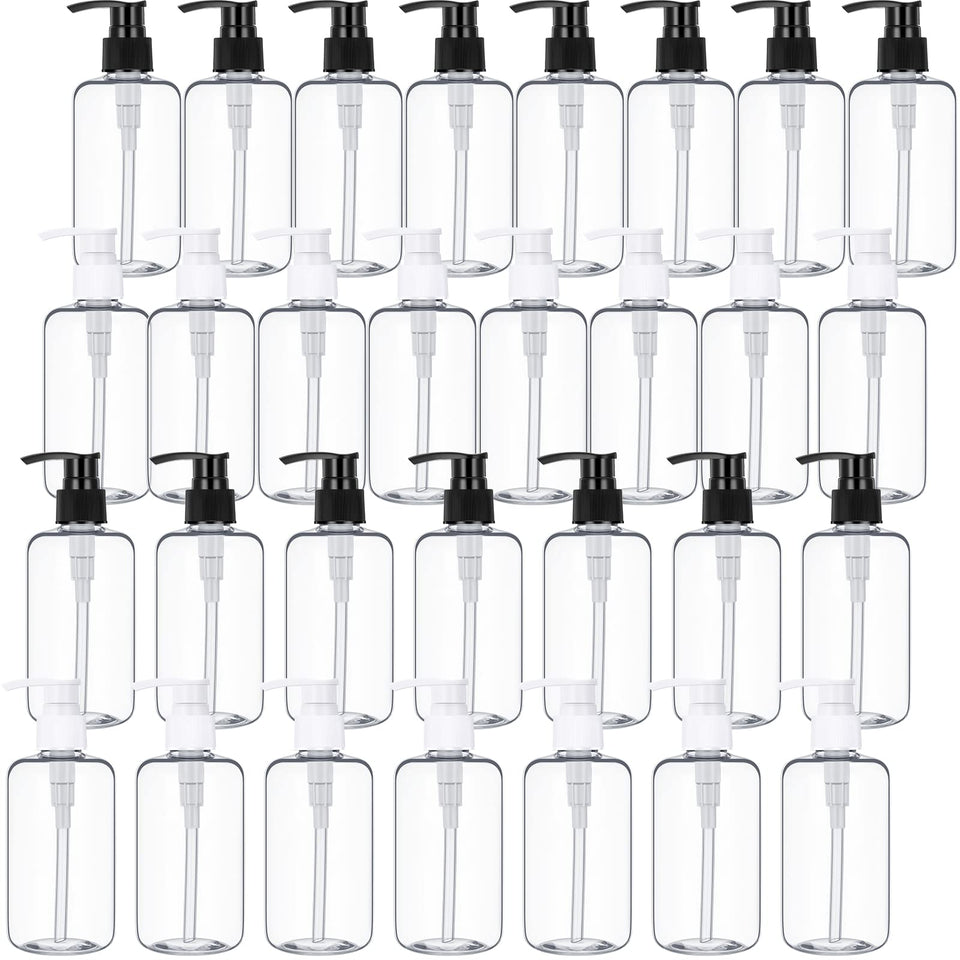 Eccliy clear 8oz bottle for easy content visibility and precise dispensing
