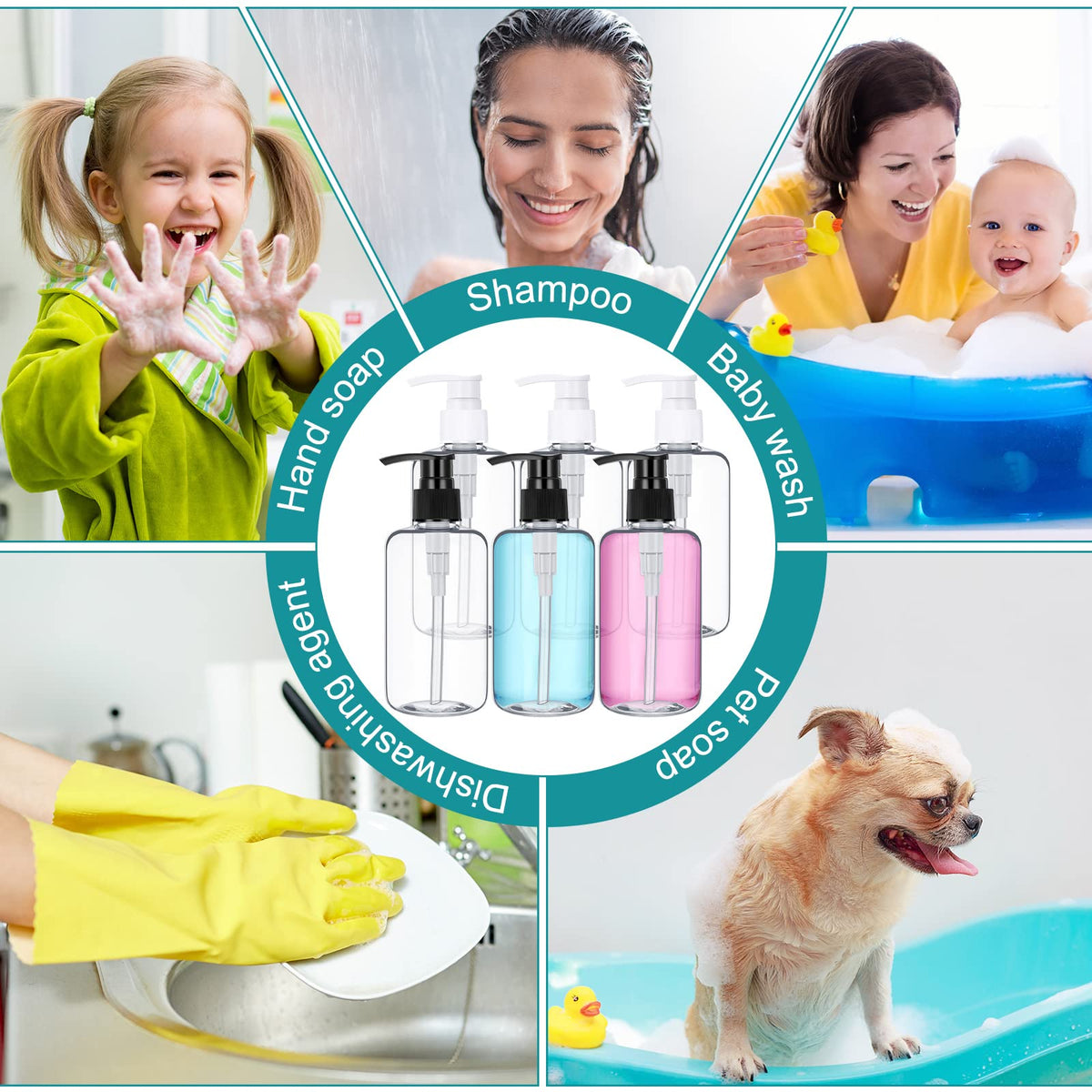 Eccliy leak-proof pump bottle helps prevent drips and waste during use