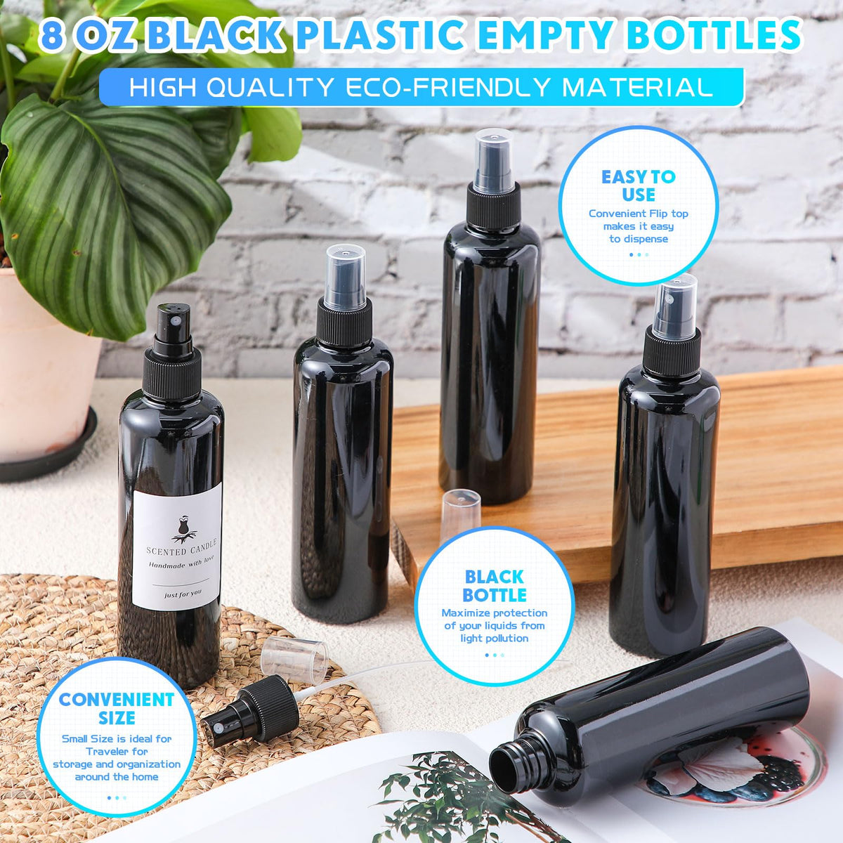 Eccliy portable 8 oz bottle ideal for on-the-go needs