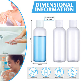 Eccliy transparent bottles show contents at a glance for easy packing.