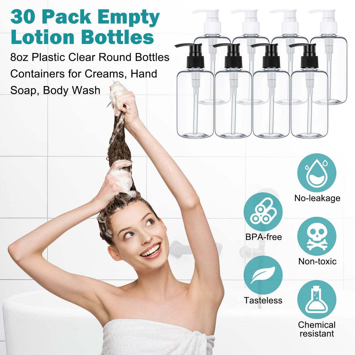 Eccliy travel-size dispenser bottle keeps liquids organized on the go