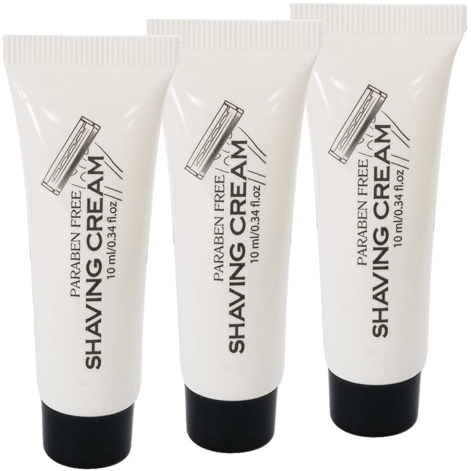 ECO amenities bulk shaving cream 10ml tubes in a 144-pack ideal for hotels