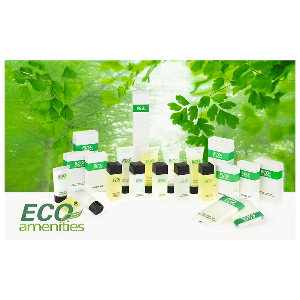 Green tea shampoo formula from ECO amenities for versatile use