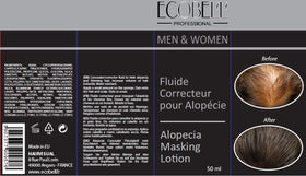 Ecobell Fluid Concealer packaging on display highlights portable, on-the-go use.