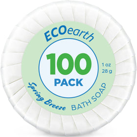 EcoEarth Spring Breeze packaging for travel-friendly guest amenities.