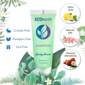 EcoEarth Spring Breeze scent shampoo with spa-like aroma.