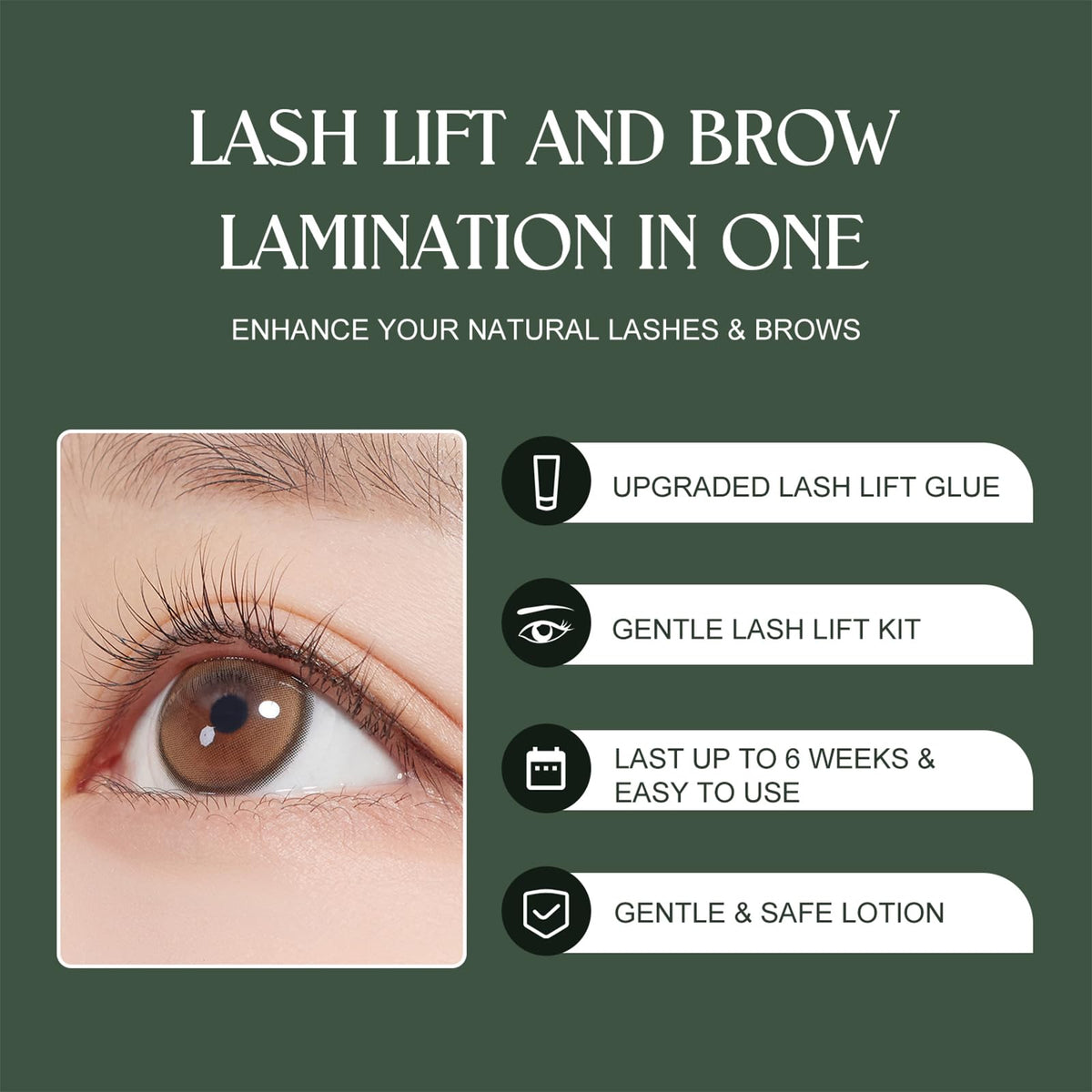 ECOFAN avocado extract close-up highlights nourishing lash care.