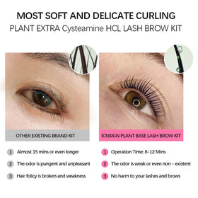 ECOFAN fluttered lashes angled shot conveys fluttery natural curl.