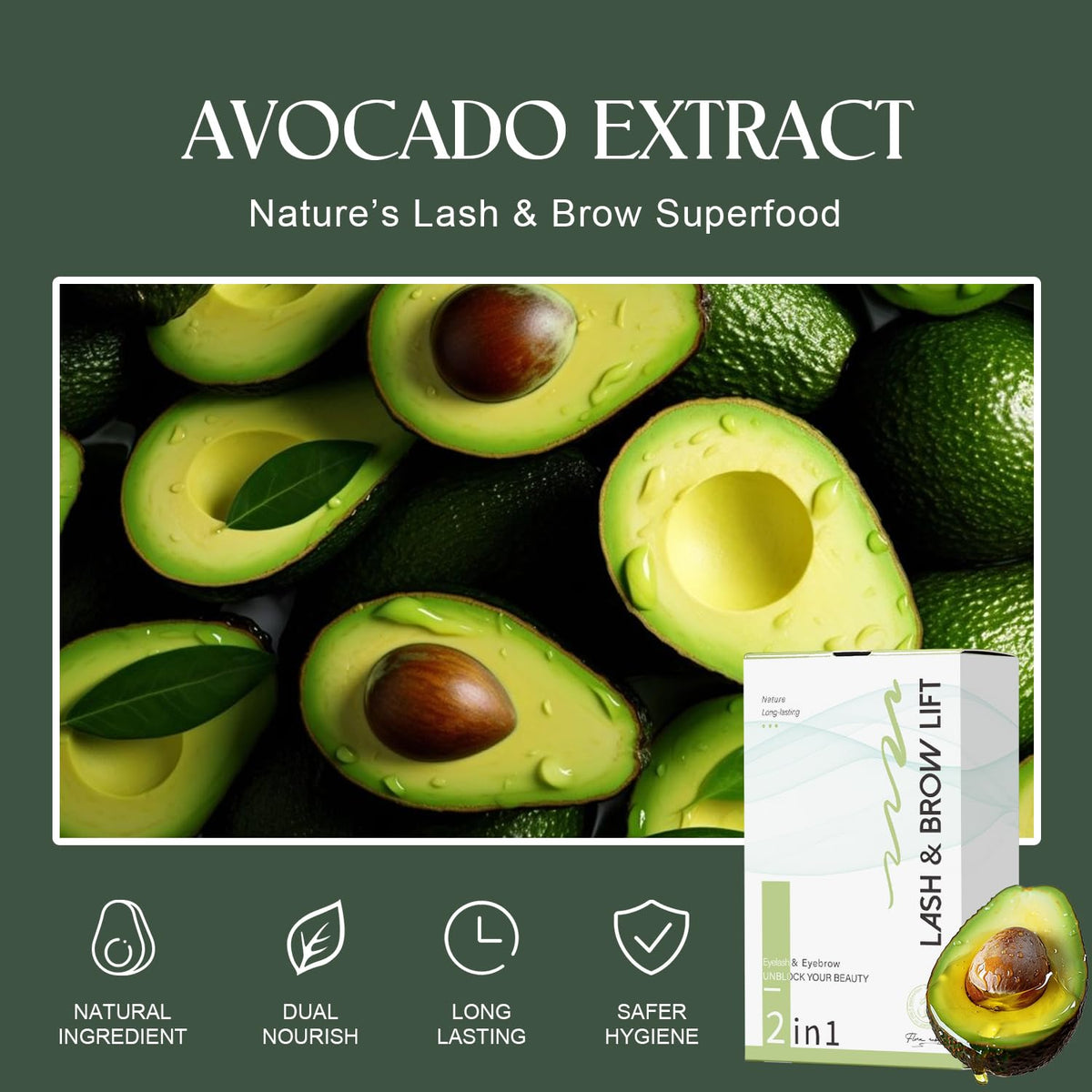 ECOFAN natural lash lift application demonstrates simple two-step results.
