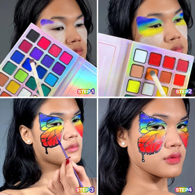 EcoFavor DE'LANCI neon matte shades swatches for bold daytime looks