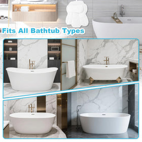 EcoHLL bath pillow universal fit compatible with all tub types