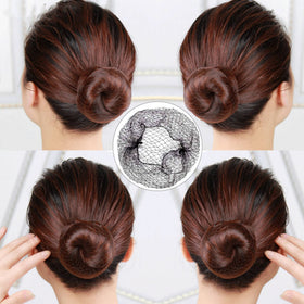 Closeup of Ecojunmi hair net edge showing elastic finish for secure fit.