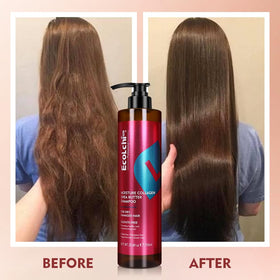 ECOLCHIPRO collagen shea butter shampoo routine shower for all hair types.