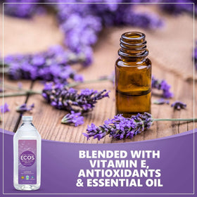ECOS Lavender Hand Soap Refill pour spout with lavender aroma in view