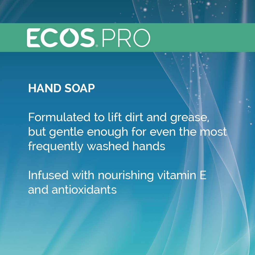 ECOS PRO hand soap ready-to-use pour demonstrates simple maintenance.