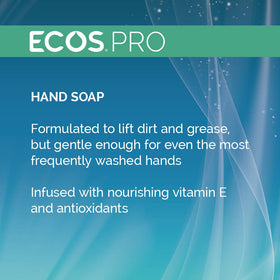 ECOS PRO hand soap ready-to-use pour demonstrates simple maintenance.
