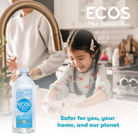 Refill pack on kitchen counter illustrating waste-reducing benefit.