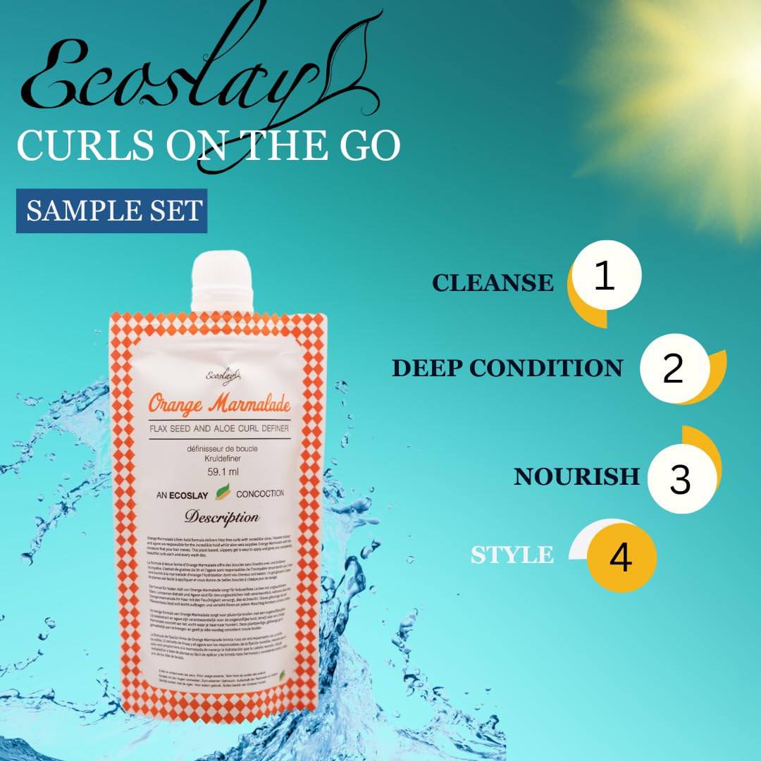 Ecoslay Gift-ready curly hair set ideal for gifting.