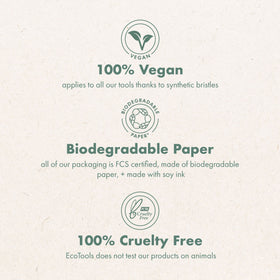 EcoTools packaging uses FSC-certified paper and is plastic-free