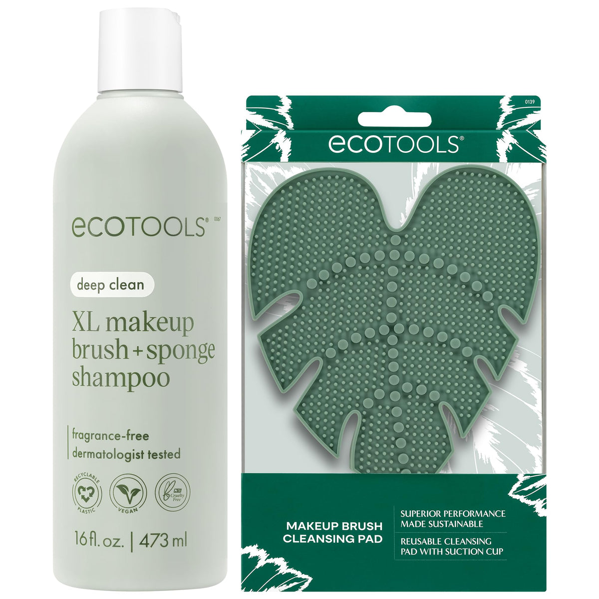 EcoTools brush cleaner bottle 16oz for deep cleaning brushes