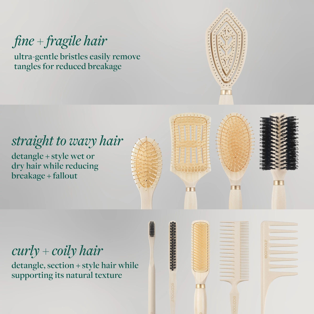 EcoTools packaging uses FSC-certified compostable paper for sustainability.