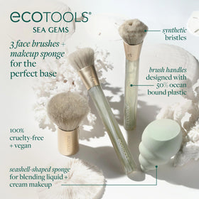 EcoTools Sea Gems Soft Swirl Foundation Brush for even skin tone.