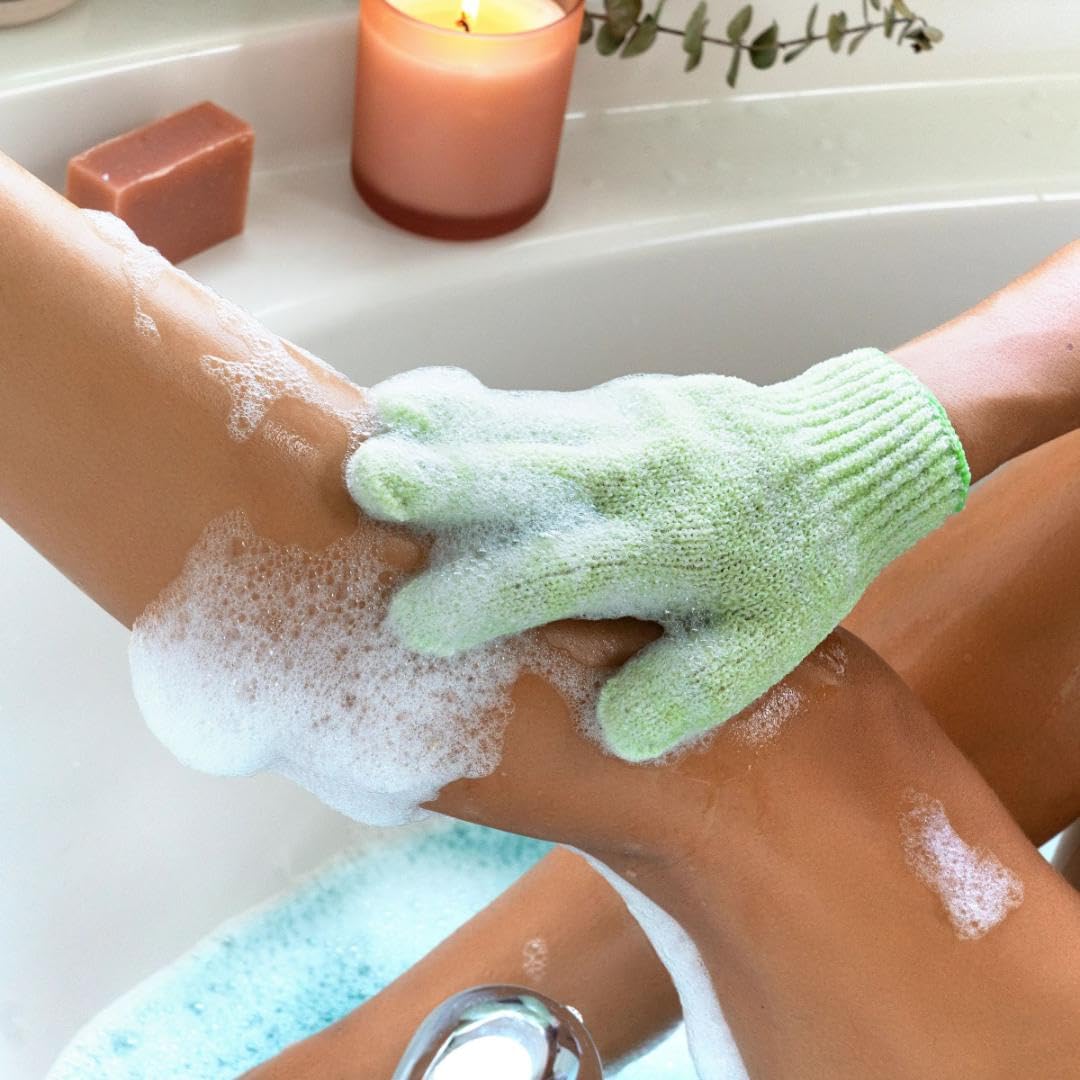 EcoTools self-tanner prep gloves evenly prep skin before application.