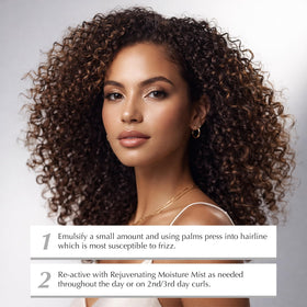 ECRU New York Curl Perfect Defining Potion cream texture close-up for easy distribution.